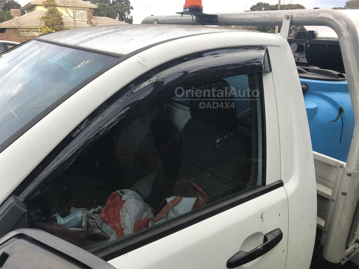 Luxury Weather Shields for Mitsubishi Triton Single Cab 2006-2015 with Extended Mirror 2PCS