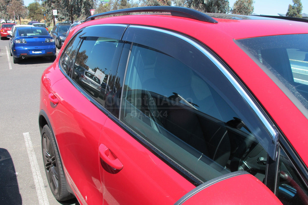 Stainless Edge Weather Shields for Porsche Cayenne 92A Series 2010-2017