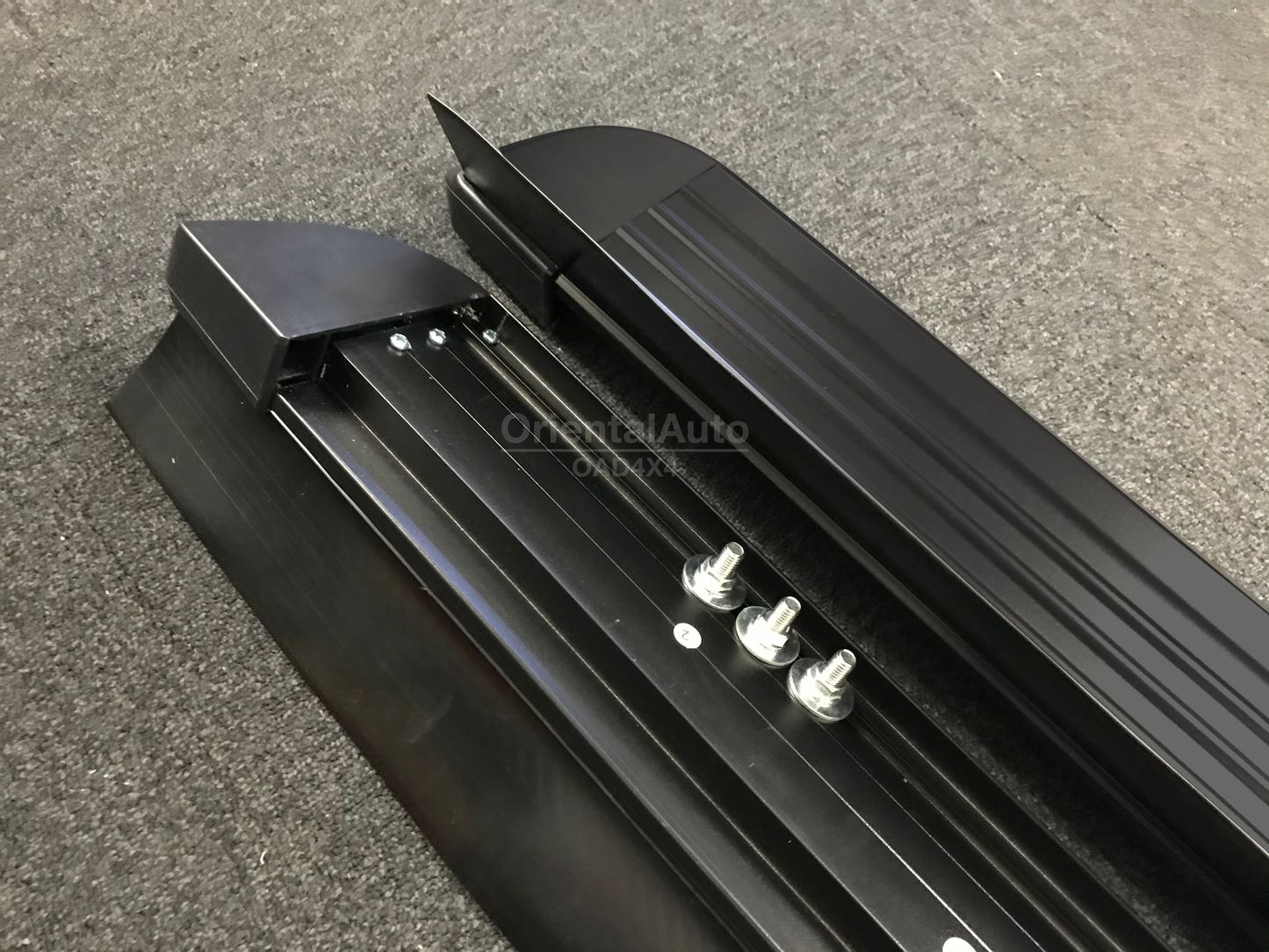 Black Aluminum Side Steps Running Board For Mercedes-Benz GLE Class / ML Class W166 2012-2019 #LP