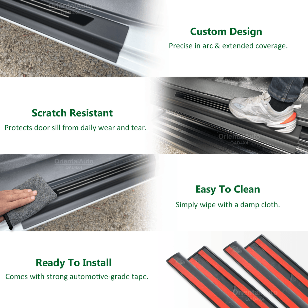 Double-Layer Floor Mats & Door Sill Protector for Nissan Navara D27 Dual Cab 2026-Onwards