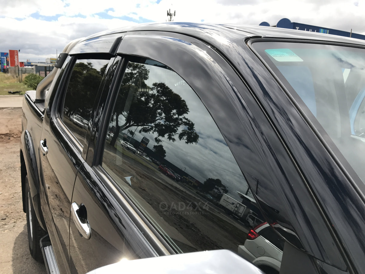 Bonnet Protector & Injection Weathershields for Toyota Hilux Dual Cab 2011-2015