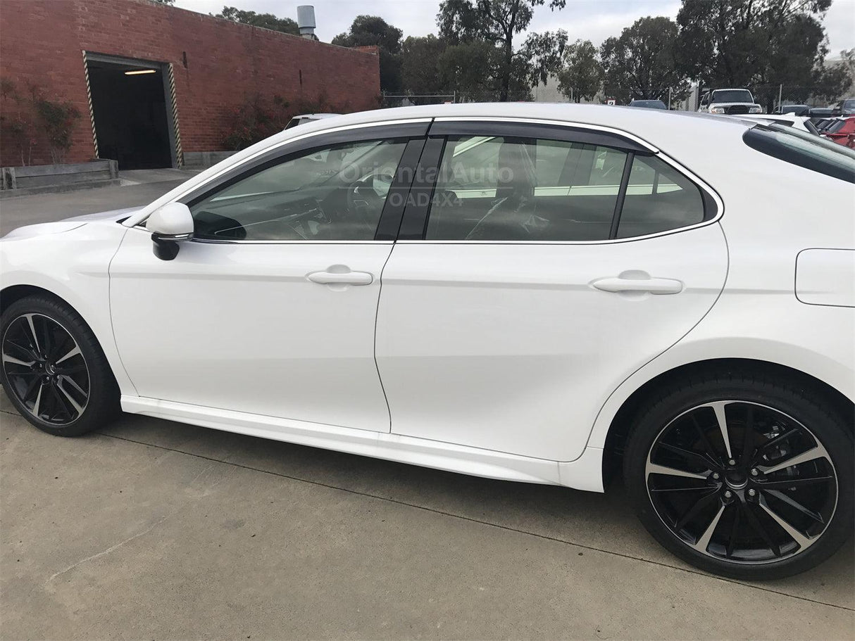 Stainless Edge Weather Shields for Toyota Camry 2017-2024