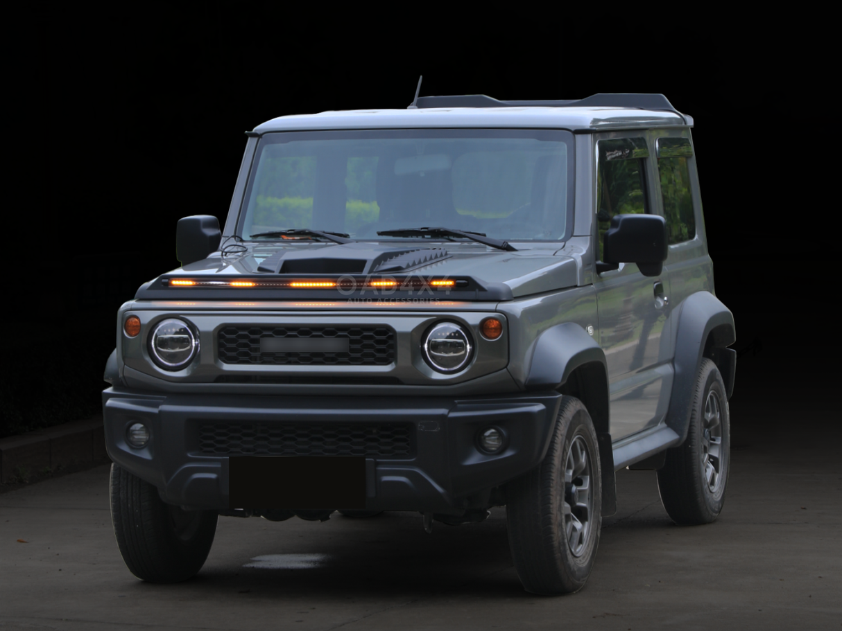 Bonnet Protector with LED Lights for Suzuki Jimny 2018-Onwards