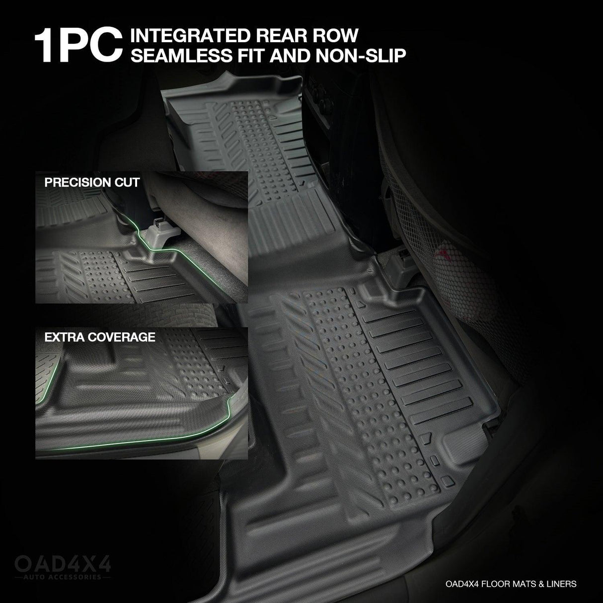 5D TPE Car Floor Mats for Toyota Land Cruiser Prado 120 Auto Transmission 2003-2009