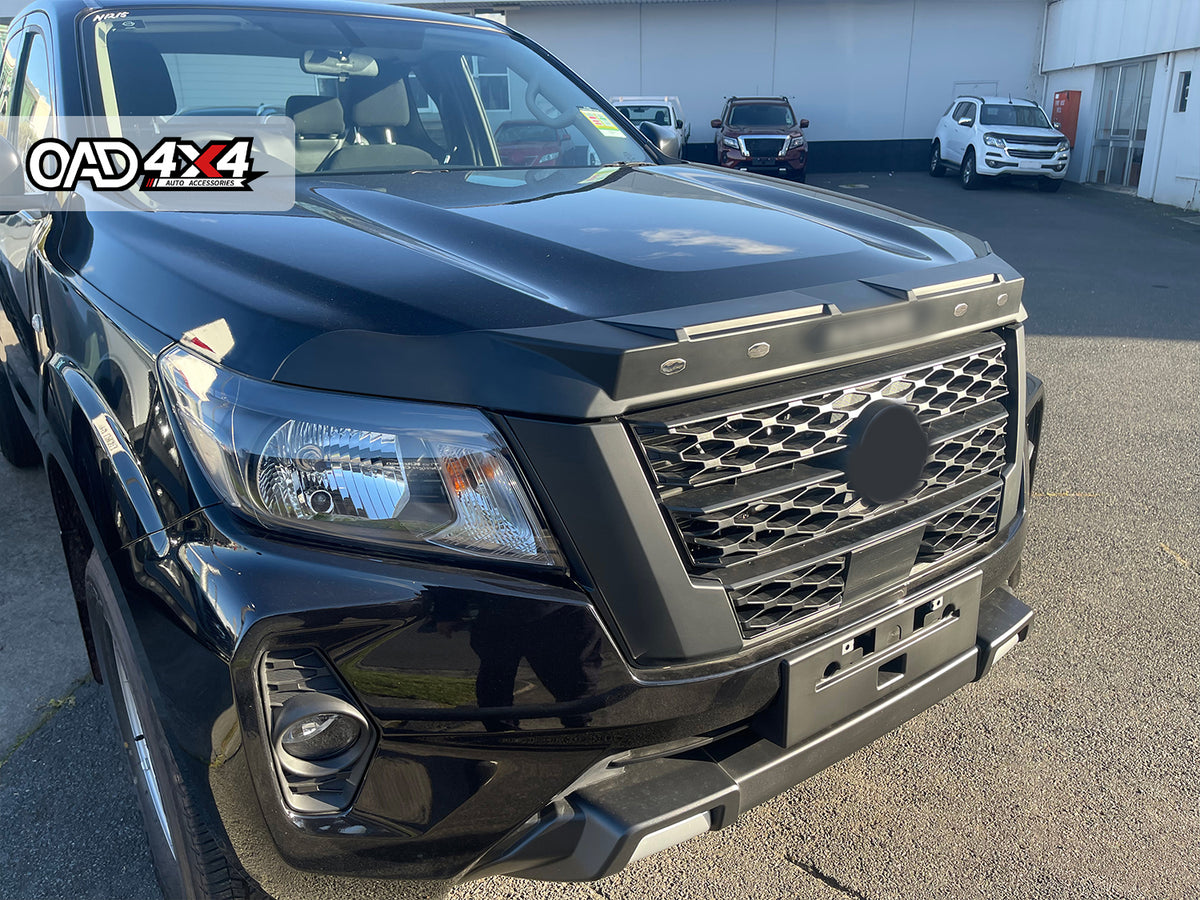 Bonnet Protector & Injection Weathershields for Nissan Navara NP300 D23 Dual Cab Dec/2020-2025 MY21+