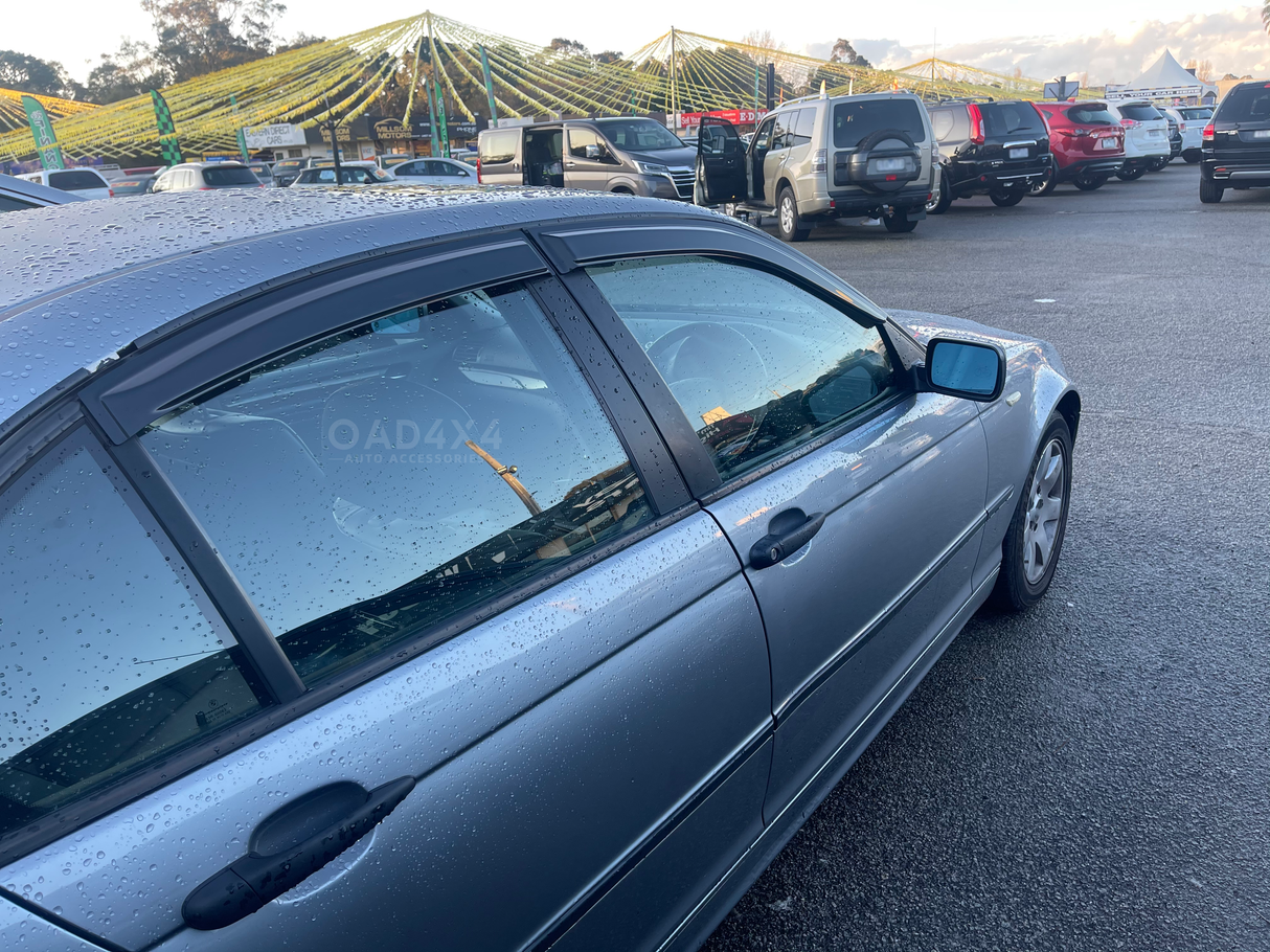 Luxury Weather Shields for BMW 3 Series E46 Sedan 1998-2006