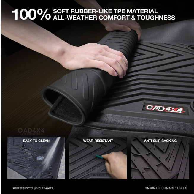 Injection 7D Car Floor Mats for Lexus GX550 2024-Onwards