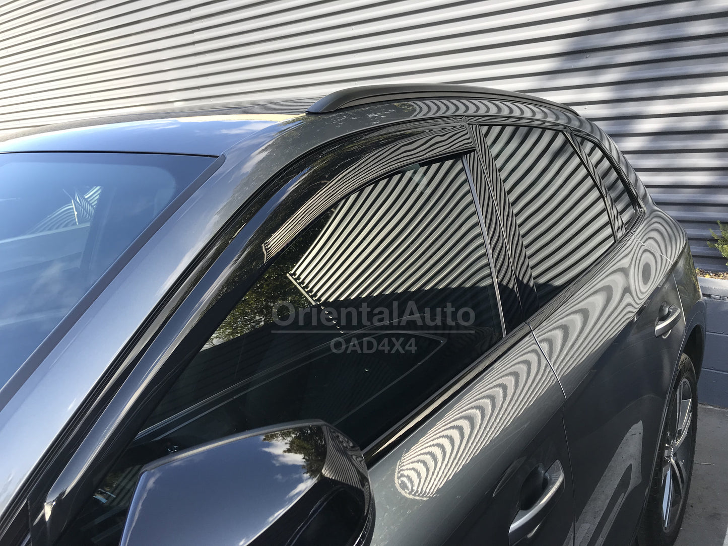 Luxury 2pcs Weathershields Weather Shields Window Visor For Audi Q5 2017-Onwards