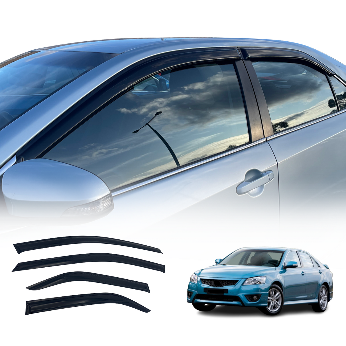 Luxury Weather Shields for Toyota Aurion 2012-2017