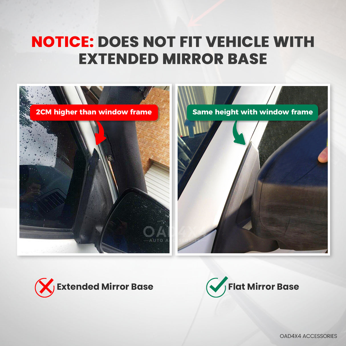 Injection Weather Shields for Mitsubishi Triton MQ MR Dual Cab 2015-2024