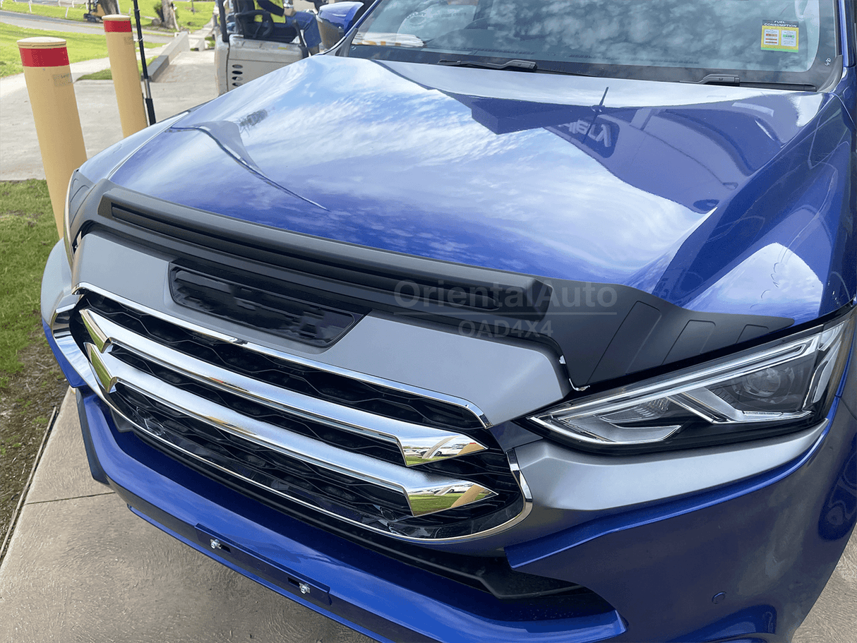 Bonnet Protector & Injection Weathershields for ISUZU DMAX D-MAX Dual Cab 2020-Onwards