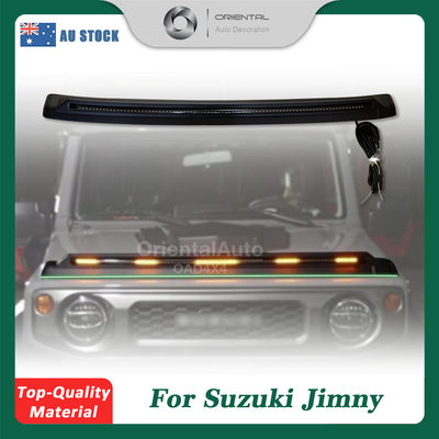 LED Light Bonnet Protector Hood Guard for Suzuki Jimny 2018-Onwards