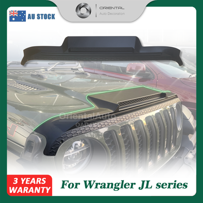 Injection Modeling Bonnet Protector for Jeep Wrangler JL Series 2018-Onwards Hood Protector Bonnet Guard