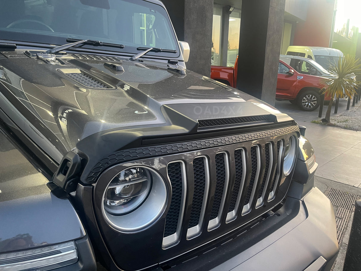 Bonnet Protector & Widened Weathershields for Jeep Wrangler JL Series 2 Doors 2018-Onwards 2PCS