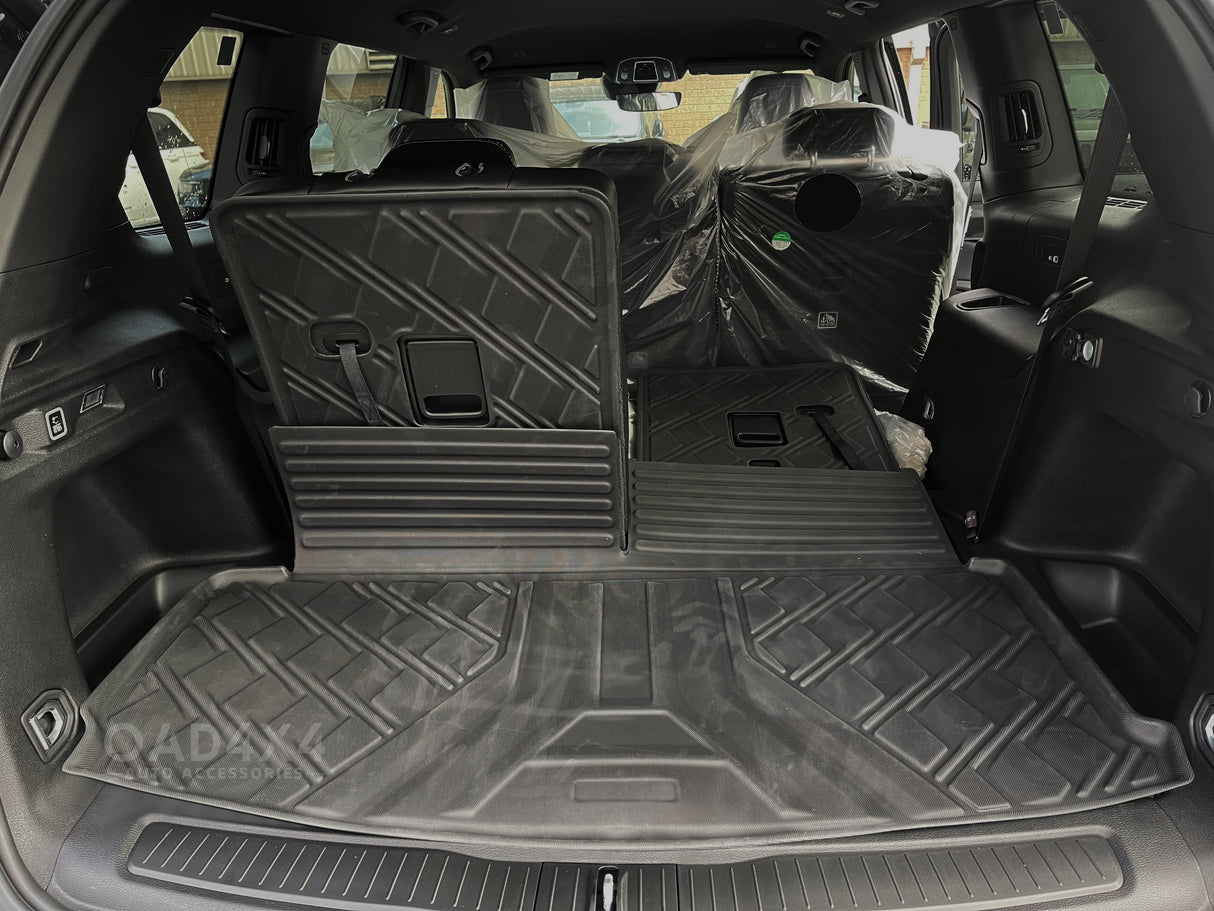 5D TPE Car Floor Mats for Jeep Grand Cherokee L WL Series 7 Seats 2021-Onwards