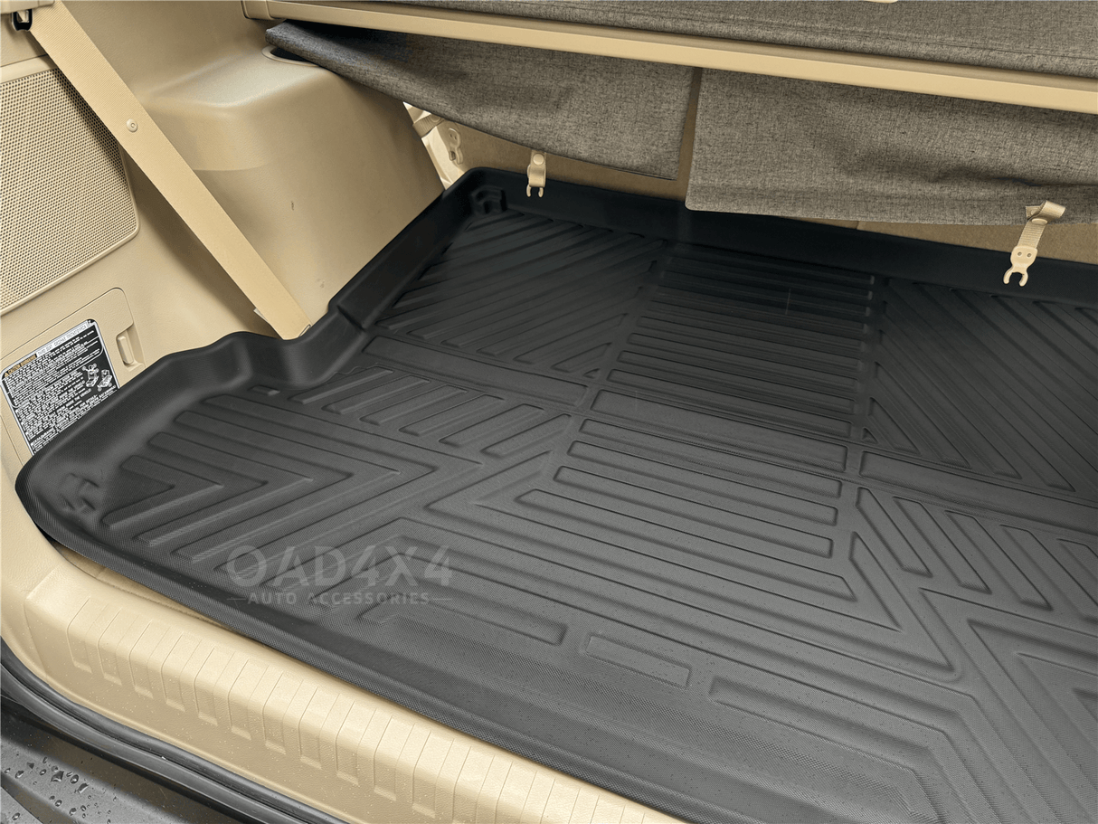 7D TPE Car Floor Mats for Toyota Land Cruiser Prado 150 Auto 7 Seats 2009-2024