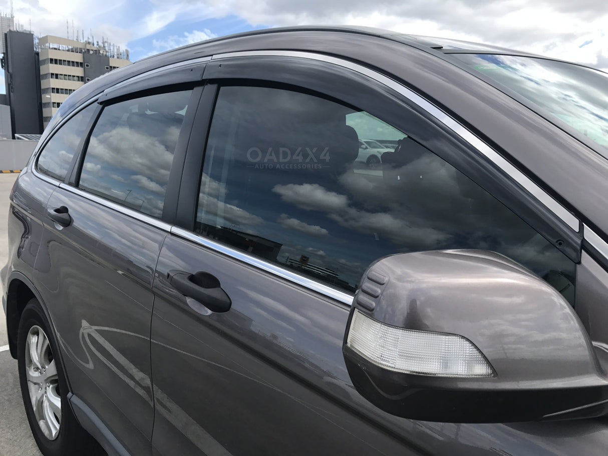 Stainless Edge Weather Shields for Honda CRV CR-V RE Series 2007-2012
