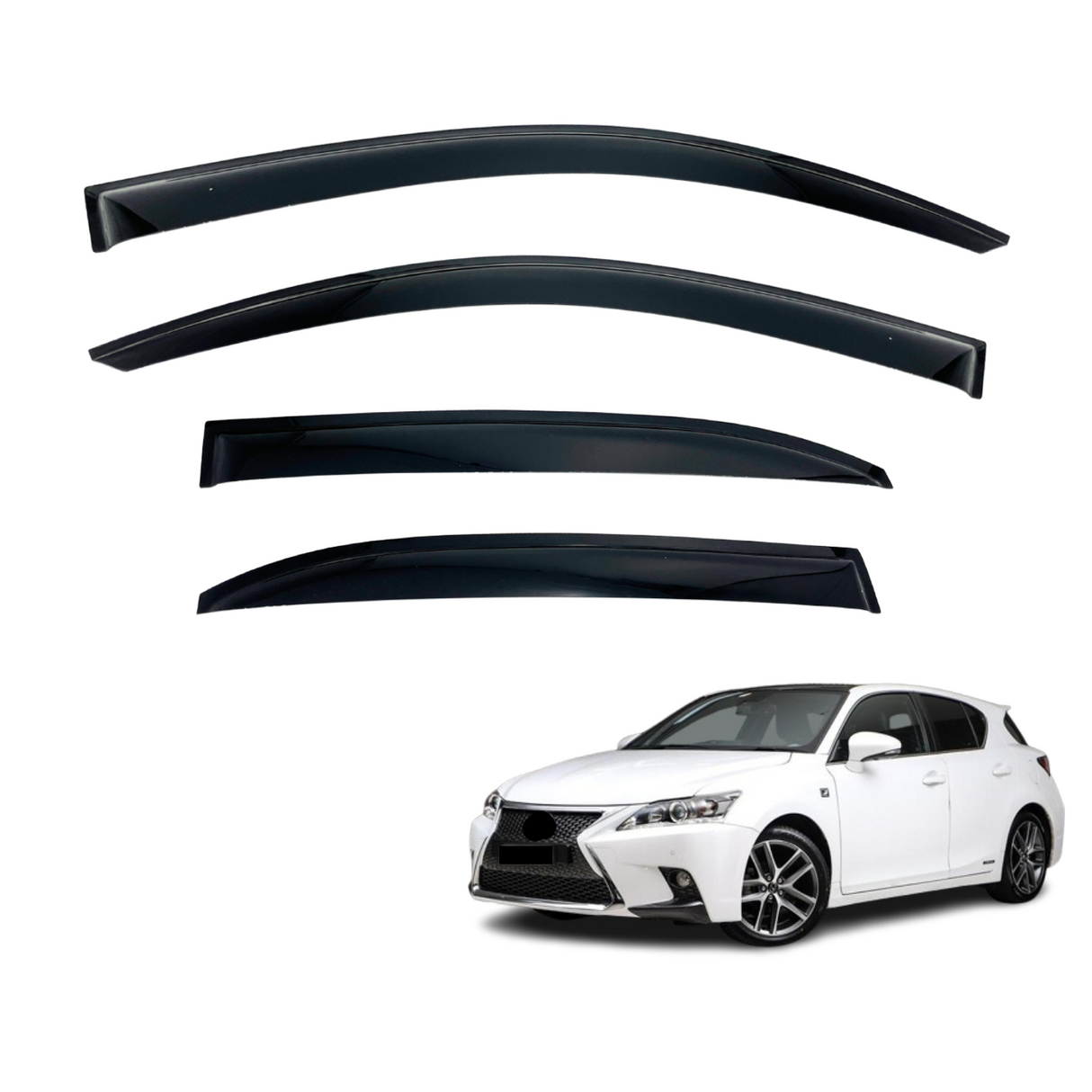 Weather Shields for Lexus CT200h 2011-Onwards