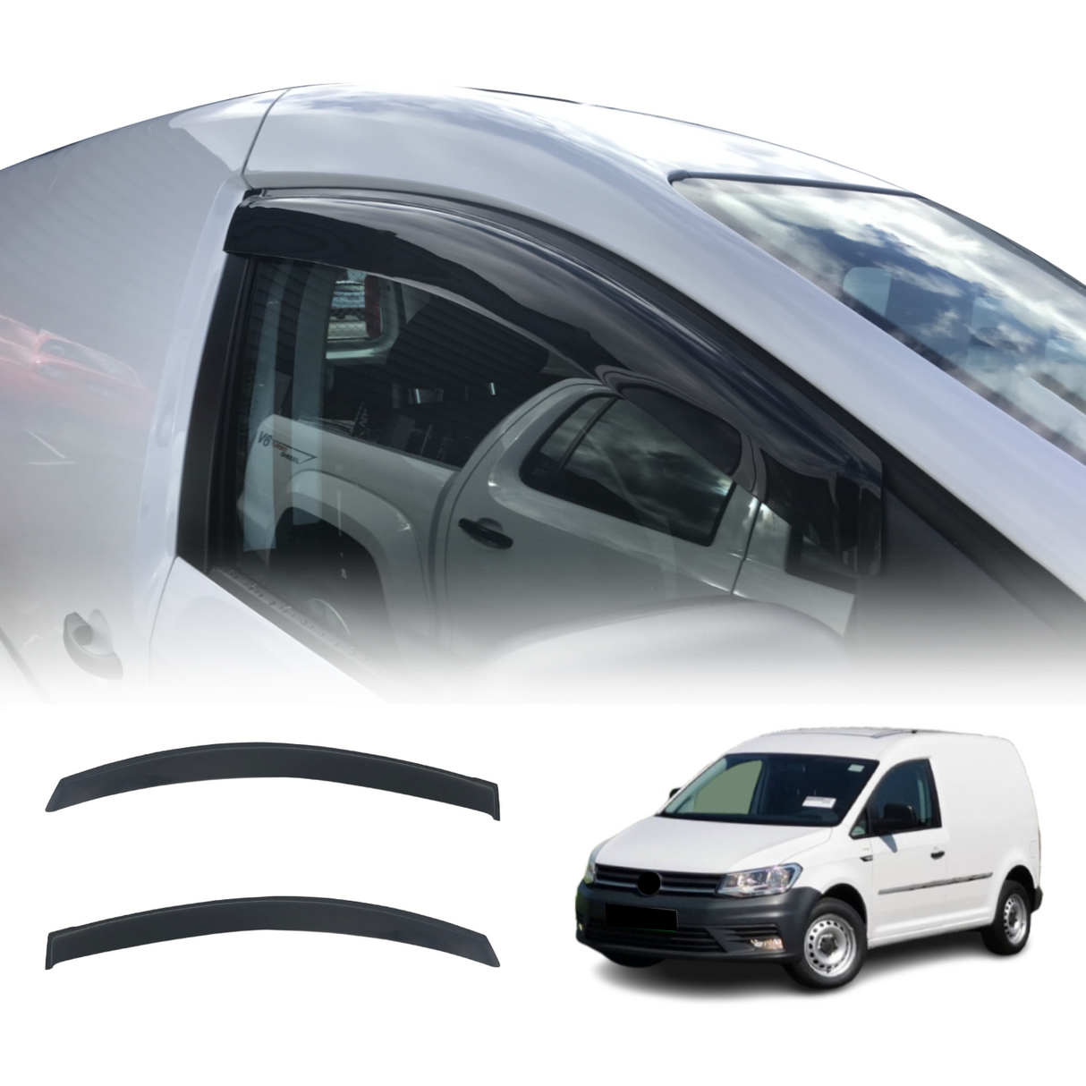 Weather Shields for Volkswagen Caddy 2005-2020 2PCS