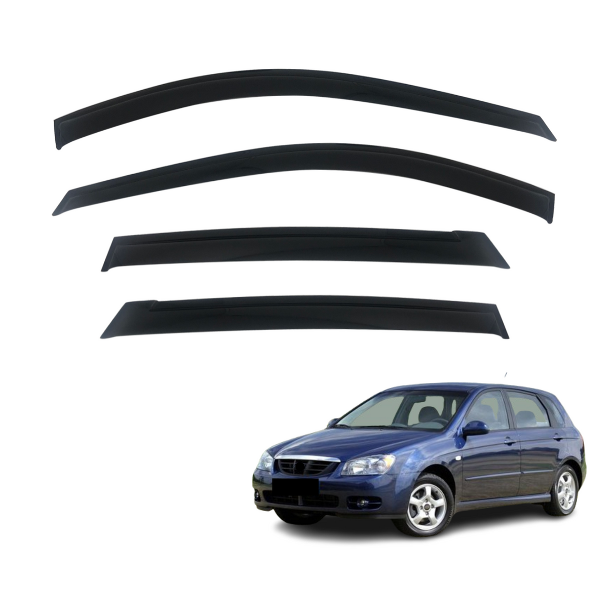 Weather Shields for KIA Cerato LD Series Hatch 5D 2004-2008