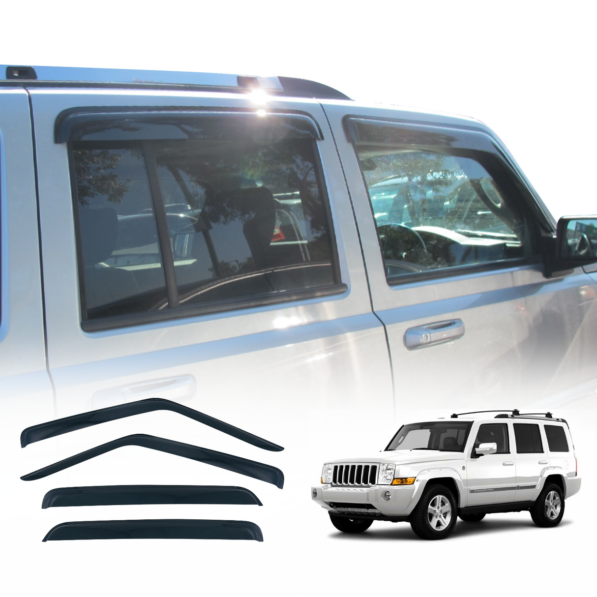 Weather Shields for Jeep Commander XH Series 2006-2011