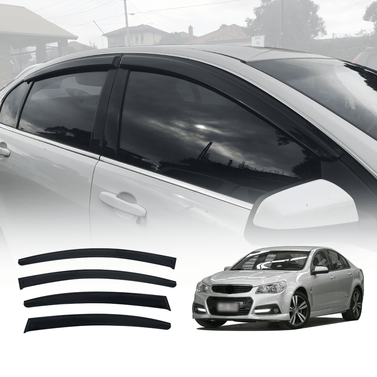 Luxury Weather Shields for Holden Commodore VE VF Sedan