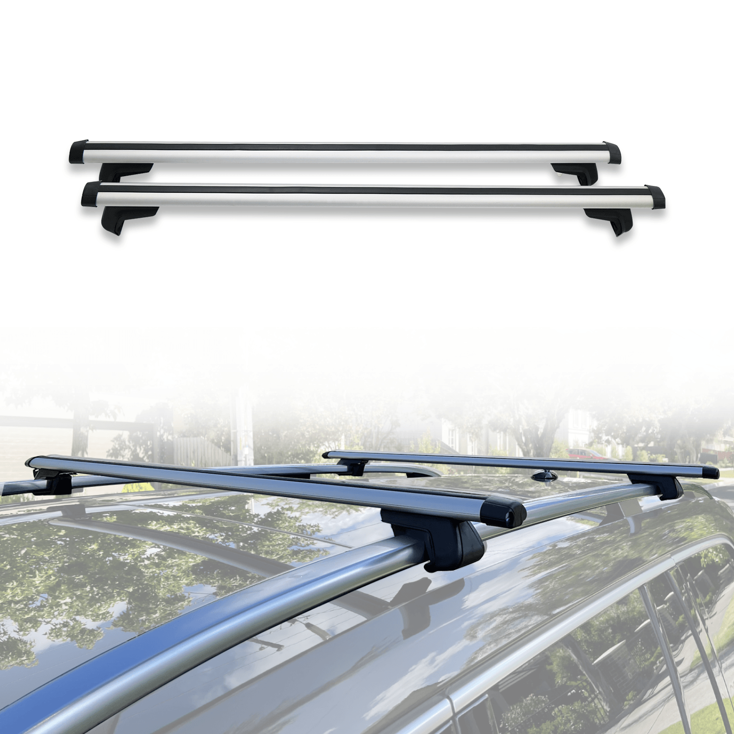 thumbnail image 2 of PARTHIGH Roof Rack For 2020-2022 Toyota Highlander/Kluger - Black, 145 Lb Capacity, With Hardware 2 of 5