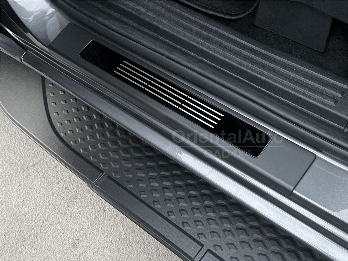 Injection Floor Mats & Door Sill Protector for Mazda BT-50 BT50 Dual Cab 2011-2020