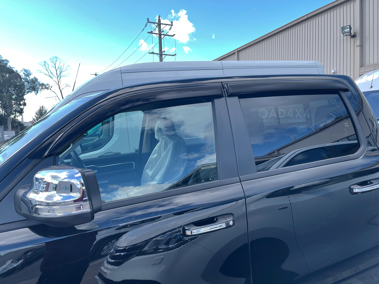 Luxury Weather Shields for RAM 1500 DT Series Crew Cab 2020-Onwards