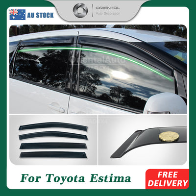 Premium Weathershields For Toyota Estima 2006-2019 Weather Shields Window Visor