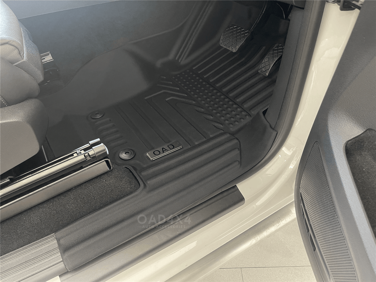 5D TPE Car Floor Mats for Volkswagen Amarok Single Cab 2H Series 2009-2022