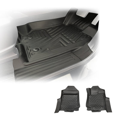 5D TPE 2PC Floor Mats for Mazda BT-50 BT50 Single / Extra Cab 2011-2020 Tailored Door Sill Covered Floor Mat Liner