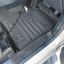 5D TPE 3 Rows Floor Mats for Ford Everest Next Gen 2022-Onwards Tailored Door Sill Covered Floor Mat Liner Car Mats