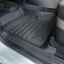 5D TPE Floor Mats & Black Door Sill Protector for Ford Everest Next-Gen 2022-Onwards Tailored Door Sill Covered Floor Mat Liner Car Mats + Stainless Steel Scuff Plates