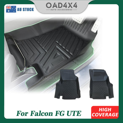 Tailored 5D TPE Floor Mats for Ford Falcon FG UTE 2008-2019 2pcs Door Sill Covered Car Mats