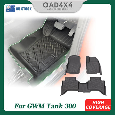 5D TPE Floor Mats for GWM TANK 300 Door Sill Covered Car Mats Floor Mat Liners for TANK300