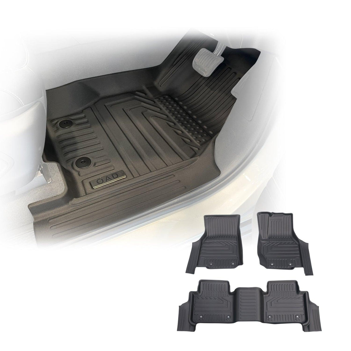 5D TPE Car Floor Mats for Jeep Grand Cherokee WL Series 5 Seats 2022-Onwards