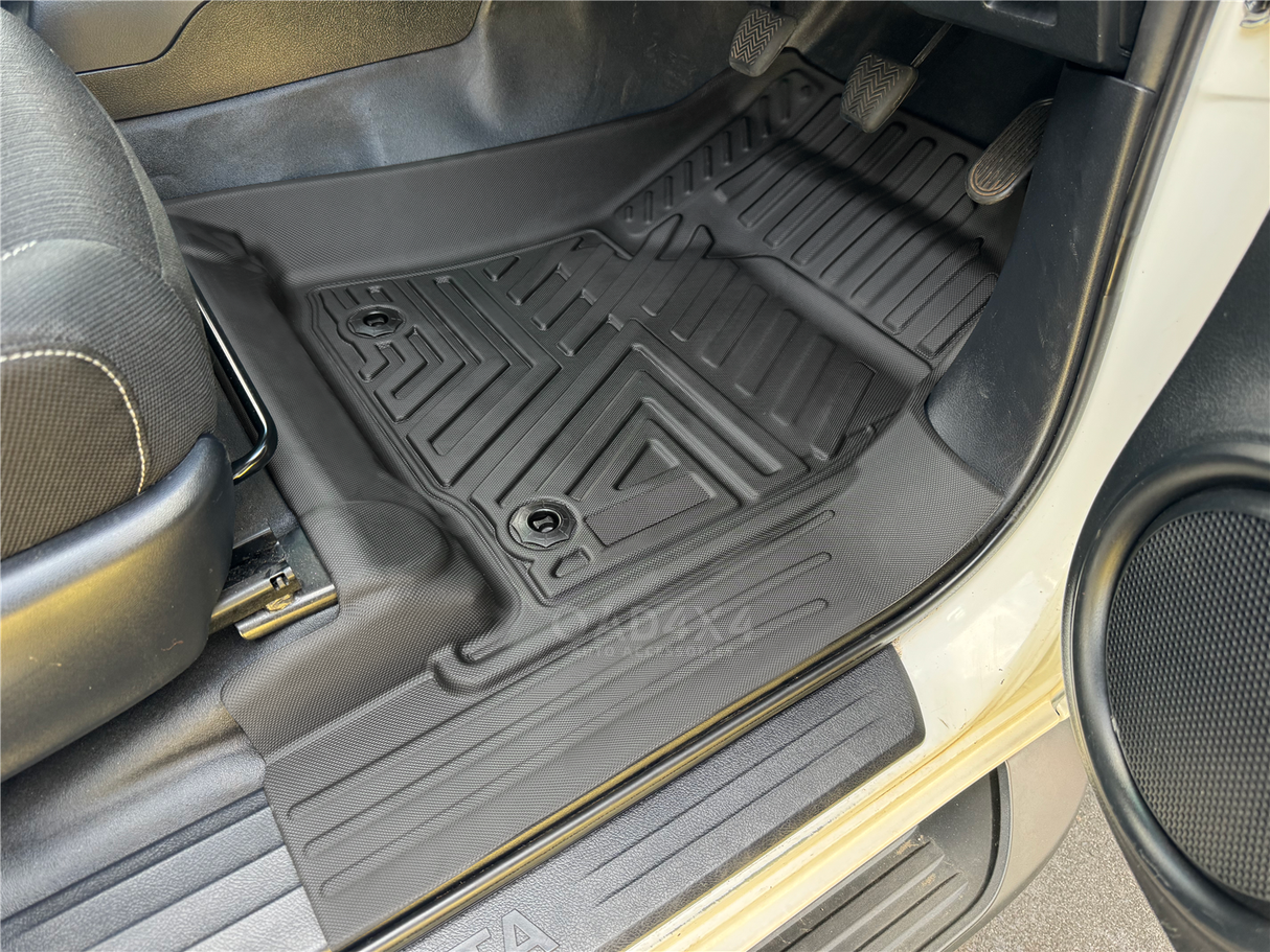 Floor Mats & Door Sill Protector for Toyota Hilux Manual Transmission Dual Cab 2015-Onwards