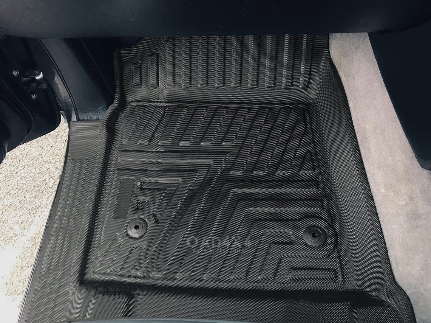 3 Rows  Floor Mats & 3D Cargo Mat Boot Mat for Lexus LX570 2008-2012 Tailored TPE 5D Door Sill Covered Floor Mat Liner