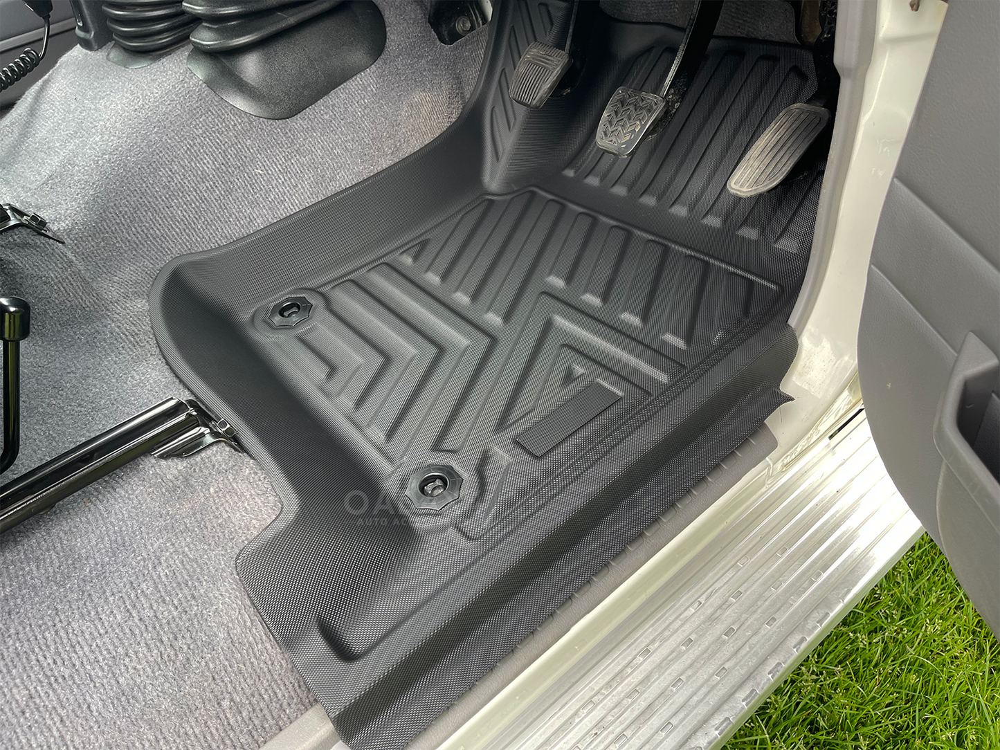 5D Floor Mats for Toyota Landcruiser 79 Single Cab 2012-2016 Tailored TPE Door Sill Covered Floor Mat Liner for Land cruiser 79 LC79