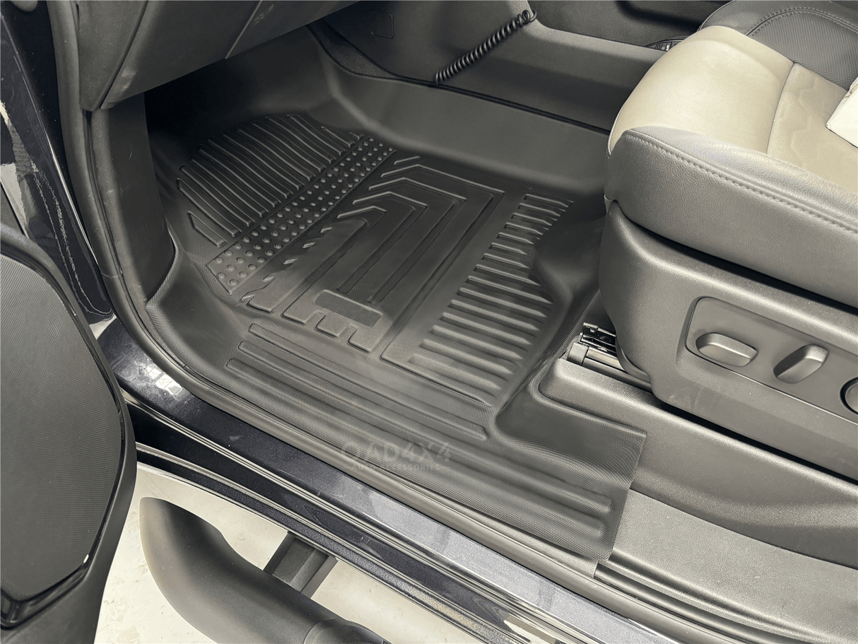 5D TPE Car Floor Mats for Chevrolet Silverado 1500 T1 Series 2020-Onwards