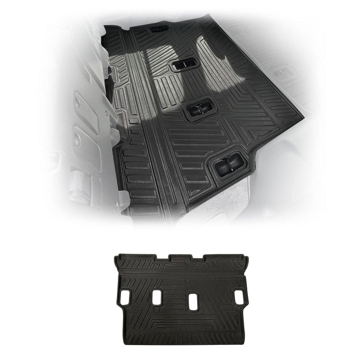 ToughPRO All-Weather Rubber Floor Mats For Lexus LX570 2013-2021 – Black, Includes 3rd Row, Heavy Duty, Lifetime Warranty
