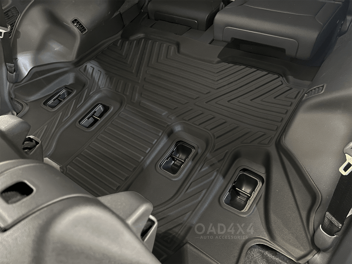 Third Row Car Floor Mats for Toyota Land Cruiser 300 7seats 2021-Onwards