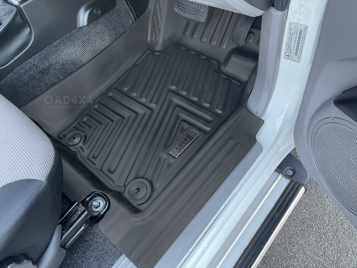 5D TPE Car Floor Mats for Mitsubishi Triton Dual Cab ML MN 2006-2015