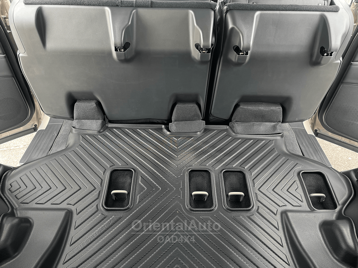 5D Double-Layer Car Floor Mats for Nissan Patrol Y62 2012-Onwards