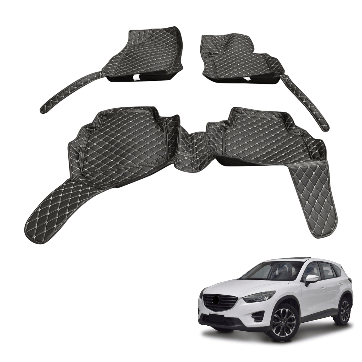 7D Leather Floor Mats for Mazda CX5 2012-2017