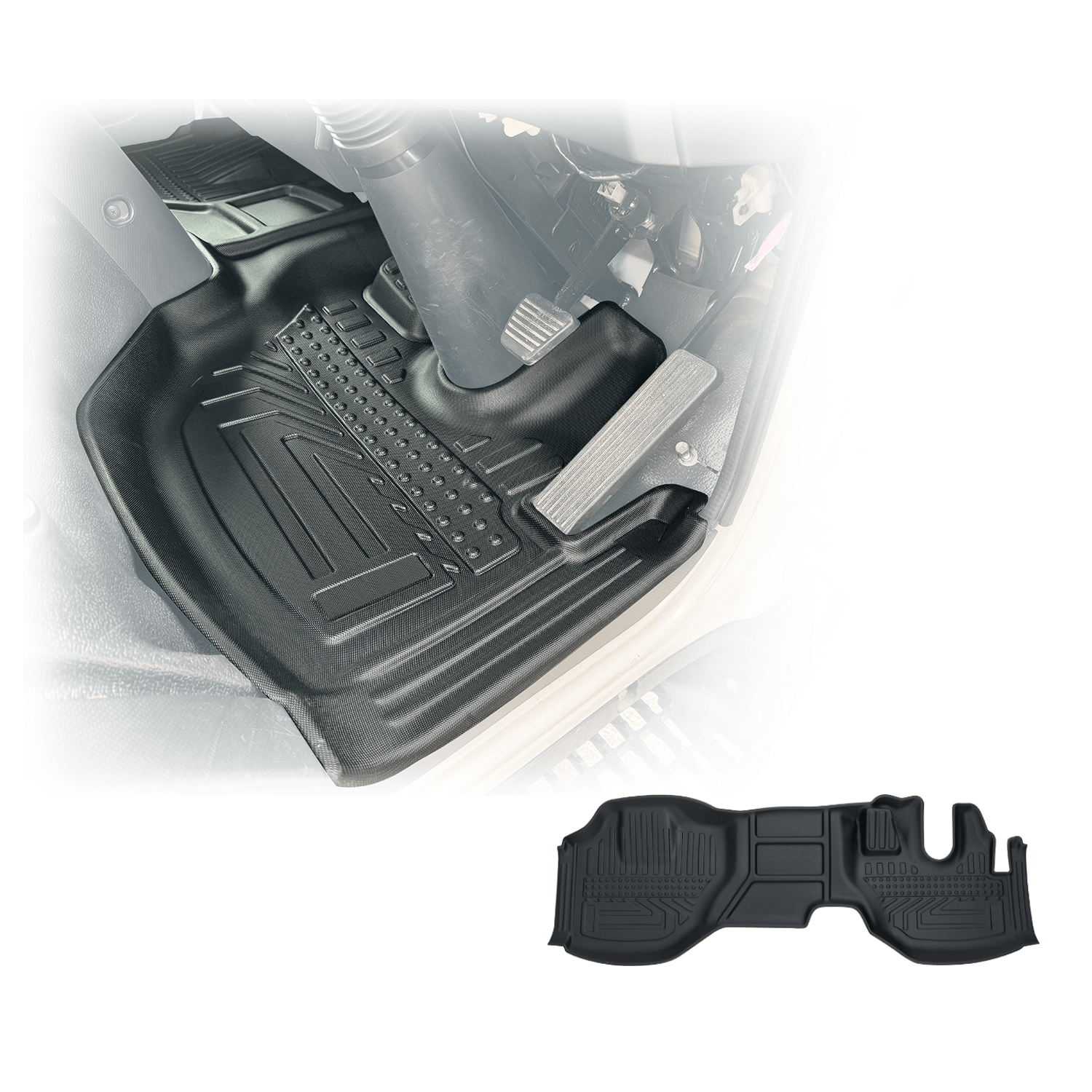 5D TPE Car Floor Mats for ISUZU N Series Auto Transmission 2018-Onwards