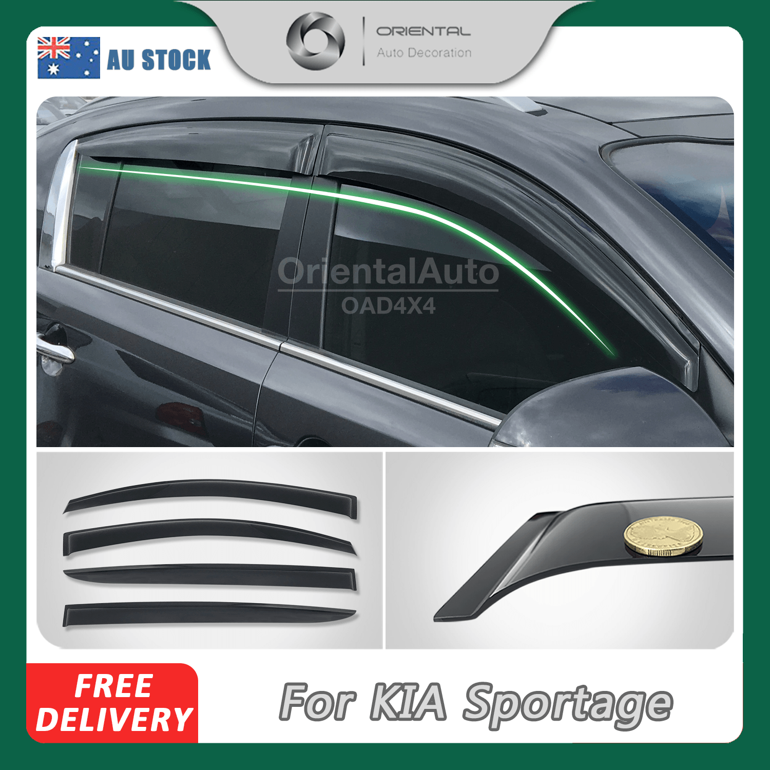 Kia sportage on sale window visors