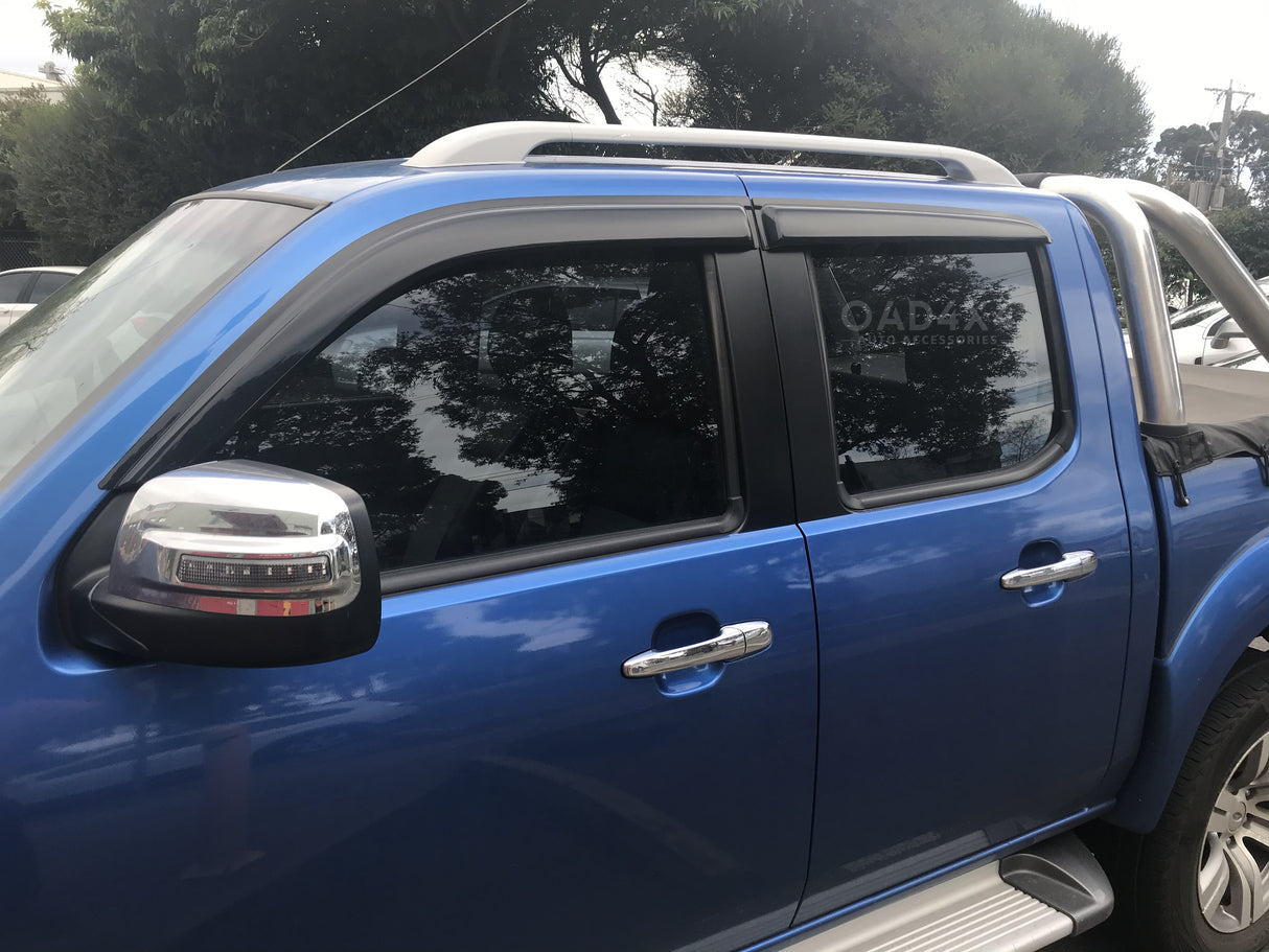 Bonnet Protector & Luxury Weathershields for Ford Ranger PJ Dual Cab 2007-2009