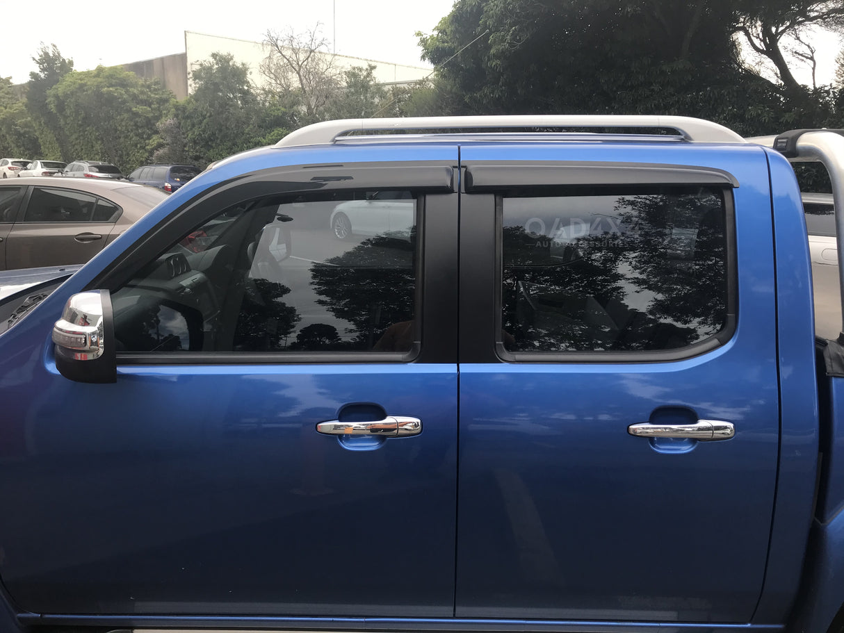 Bonnet Protector & Luxury Weathershields for Ford Ranger PJ Dual Cab 2007-2009